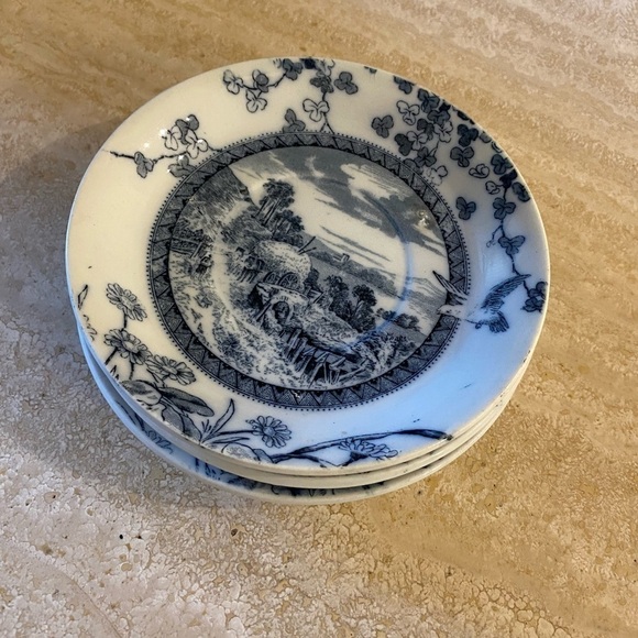 Brownfield & Son Trademark Woodland Vintage No 14058 Vintage Porcelain Tea Plate - Picture 2 of 10